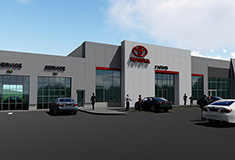 Jewett to complete ground-up dealership <br> for Faith’s Toyota Ford